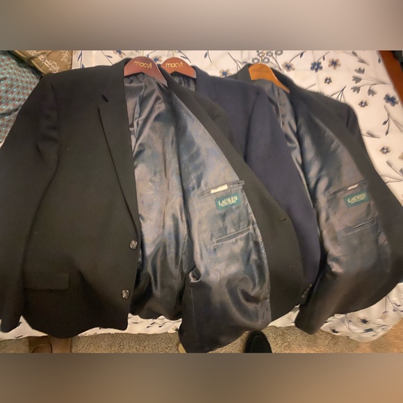 Ralph Lauren wool blazers Blue,Black, and Grey. $75each or all three for $200 - Picture 1 of 1